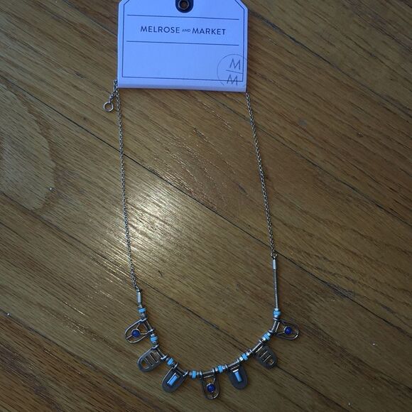 — Melrose and Market — Gold & Turquoise necklace - Picture 3 of 8